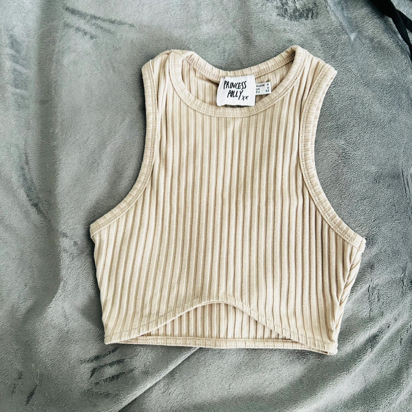 Princess Polly Ribbed Skirt & Top Set - Size 0