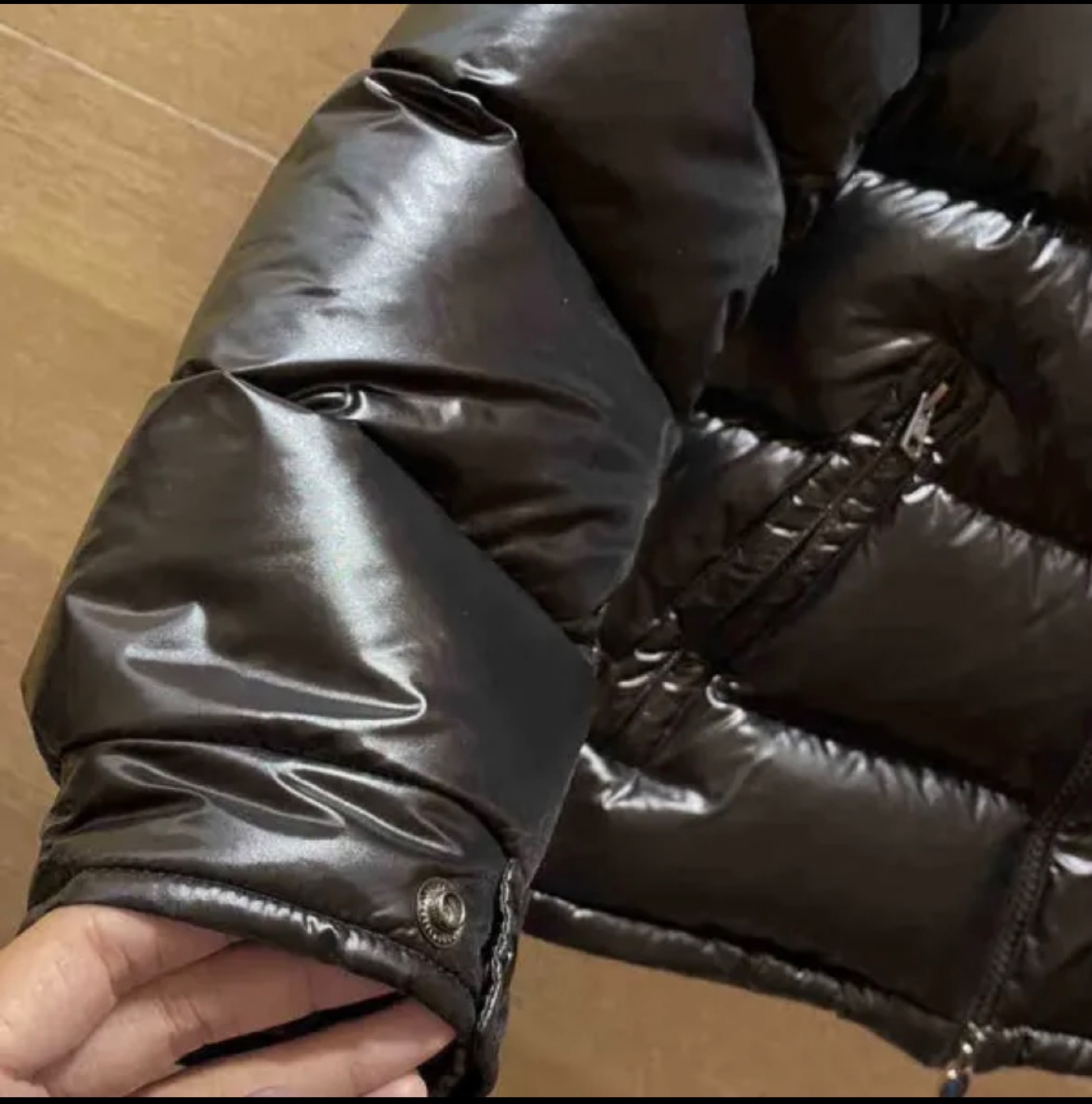 Moncler Black Padded Down Jacket - photo 3