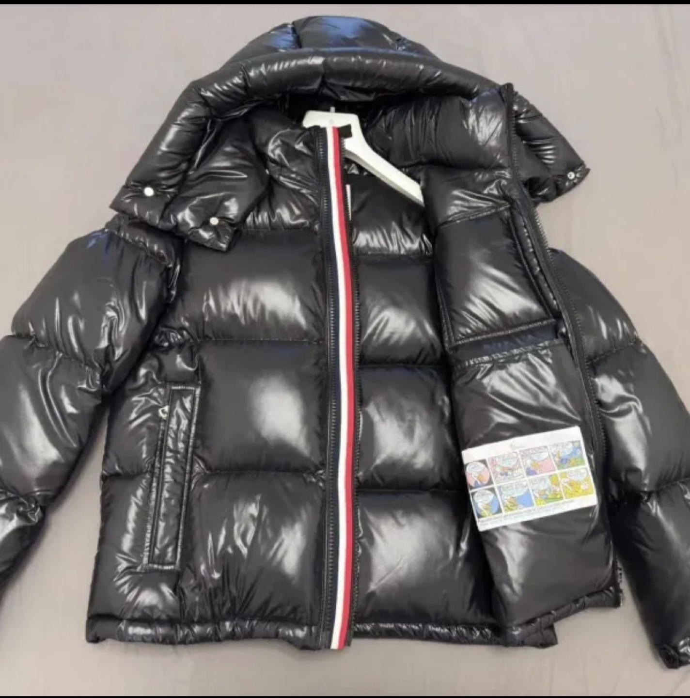 Moncler Black Padded Down Jacket