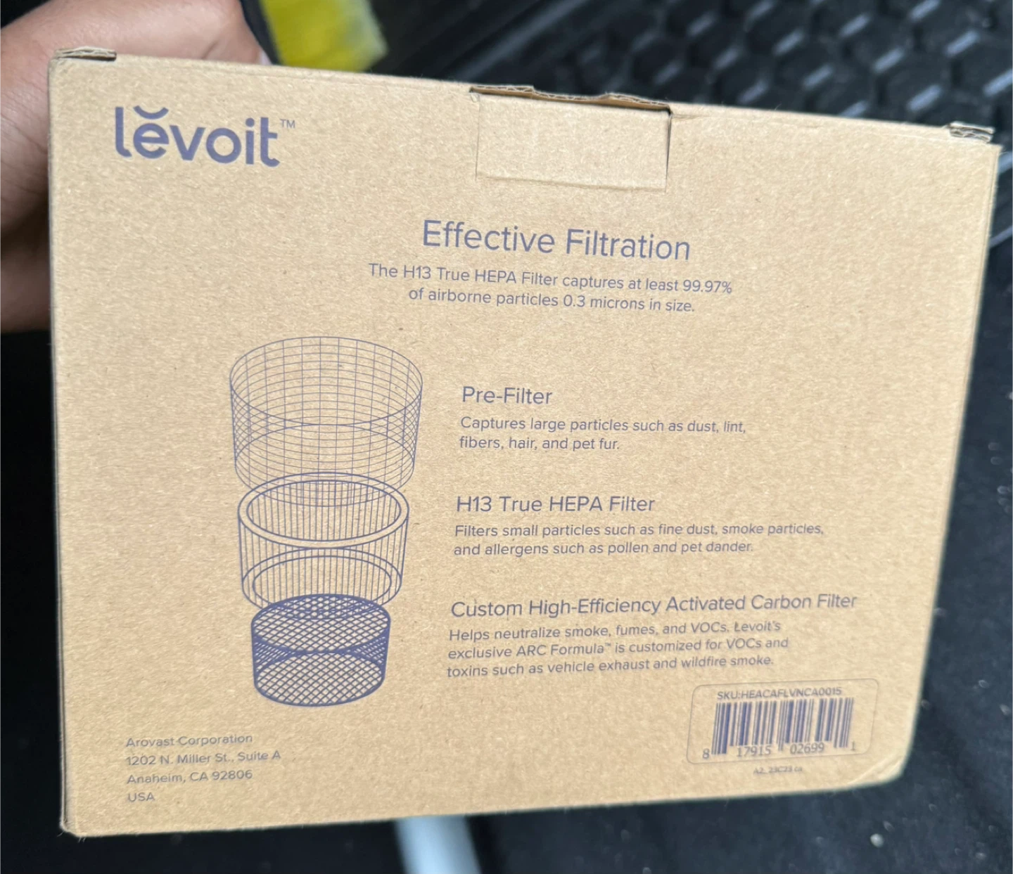 Levoit Air Purifier Filter - New in Box - photo 2