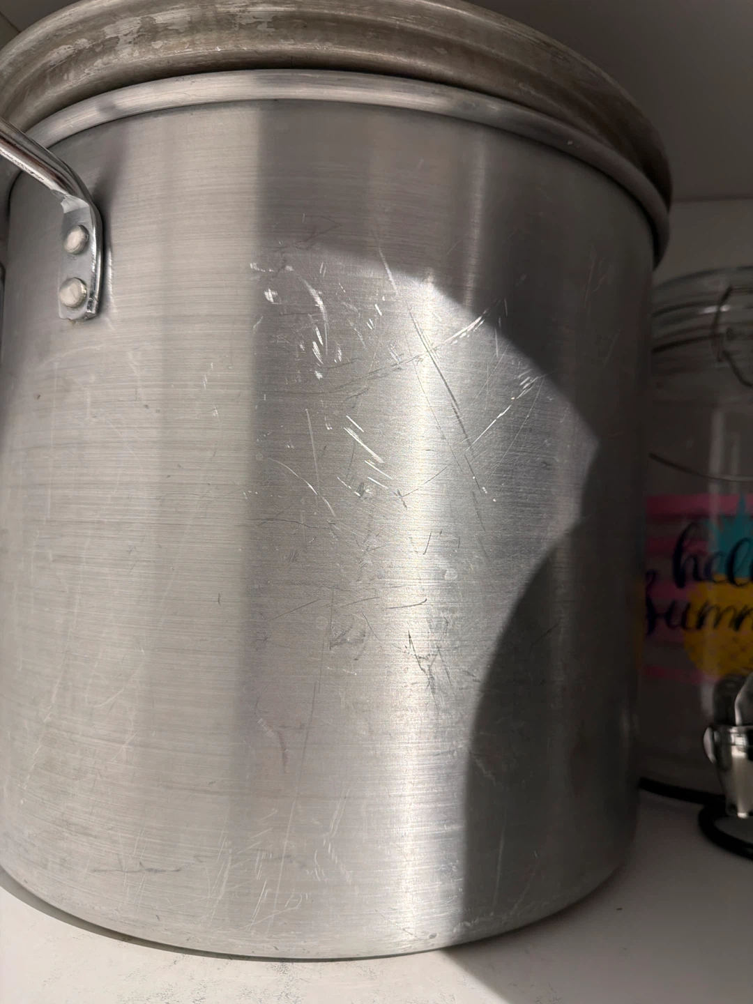 Large Aluminum Stock Pot