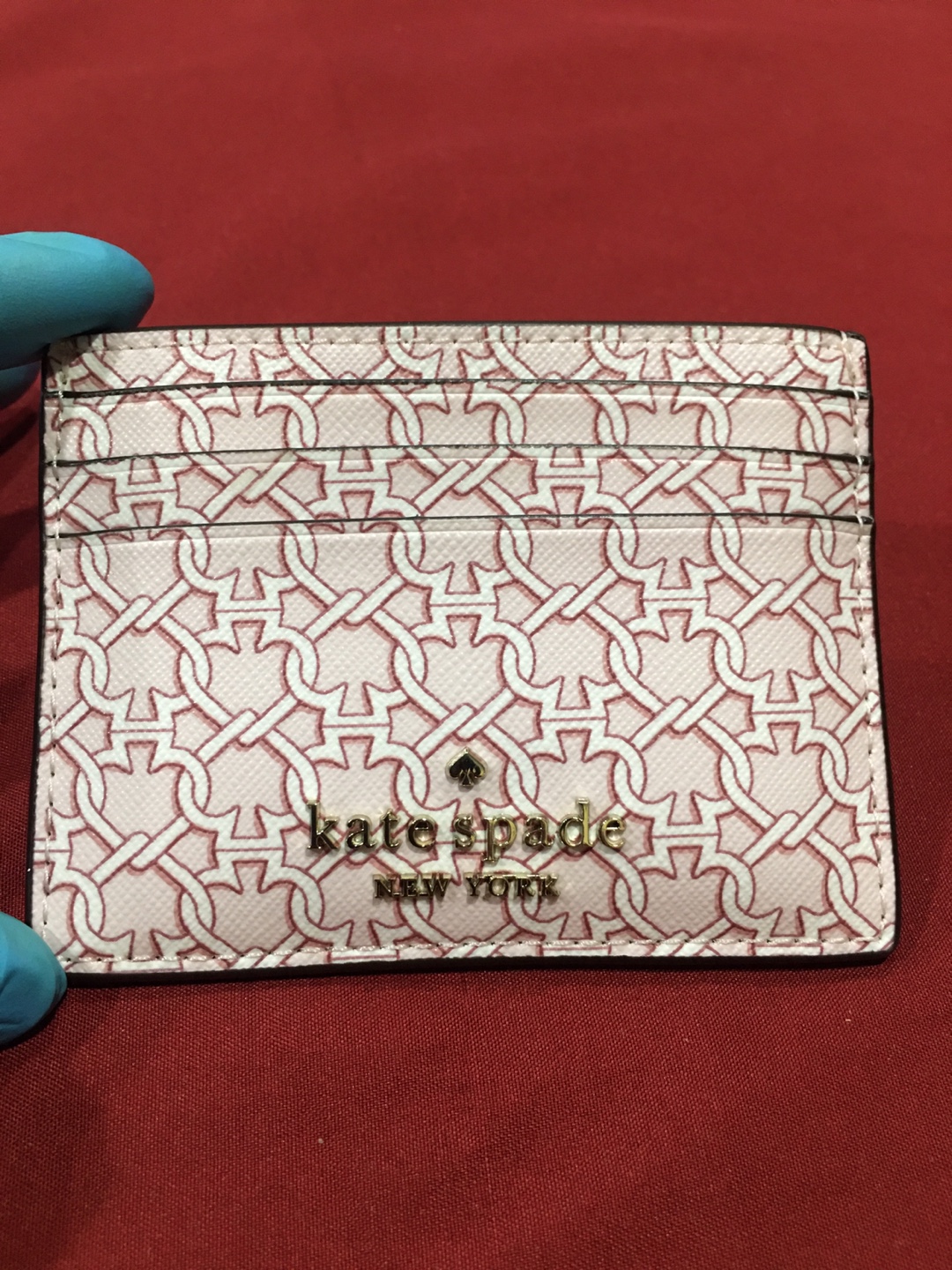 Kate Spade Small Slim Card Holder - Light Pink - photo 3