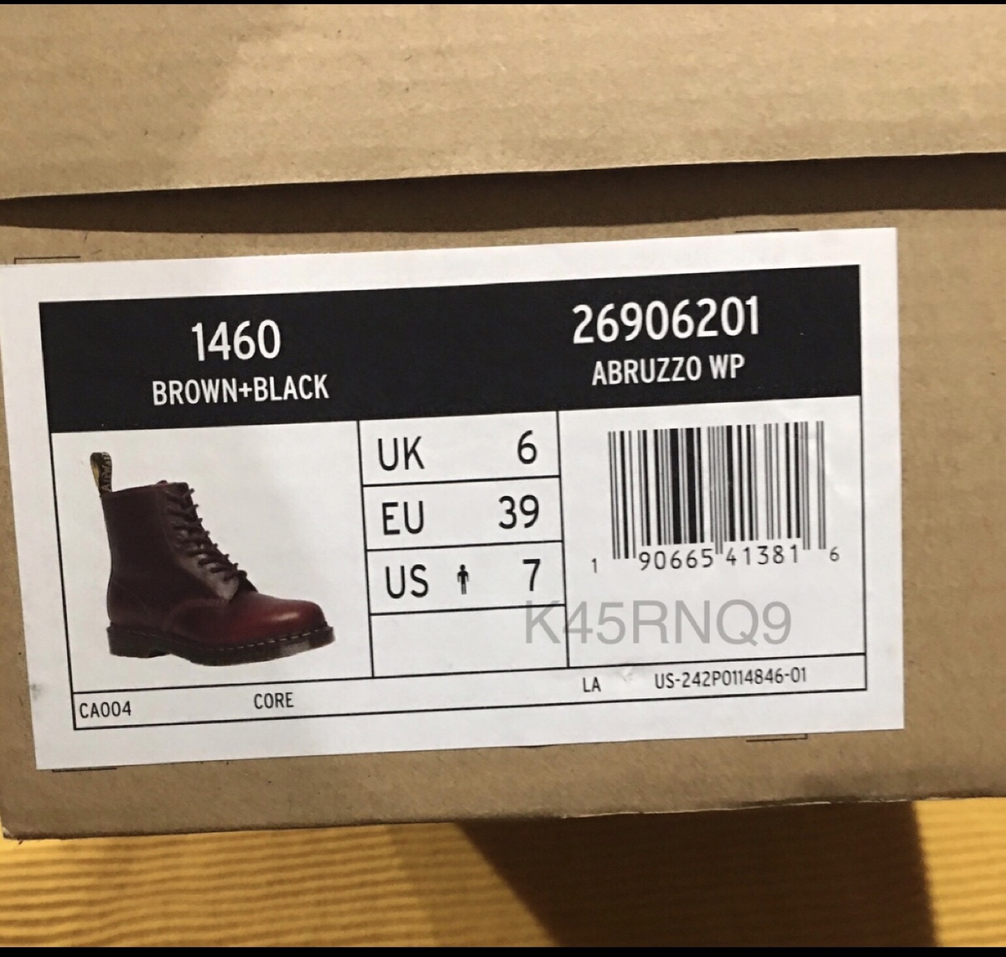 Dr. Martens 1460 Abruzzo WP Brown US 7 Boots - photo 4