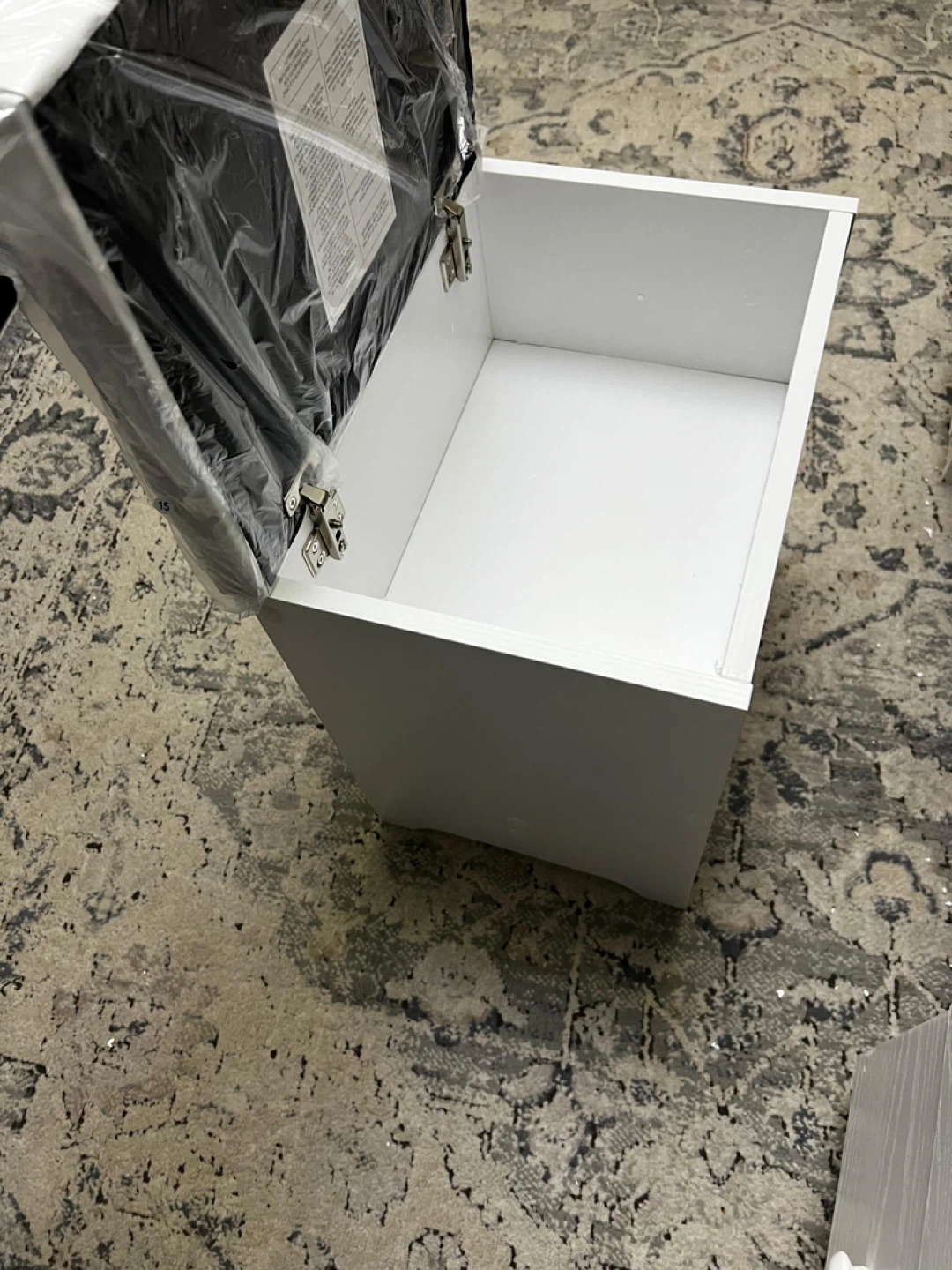 White Vanity Desk with Stool - photo 5