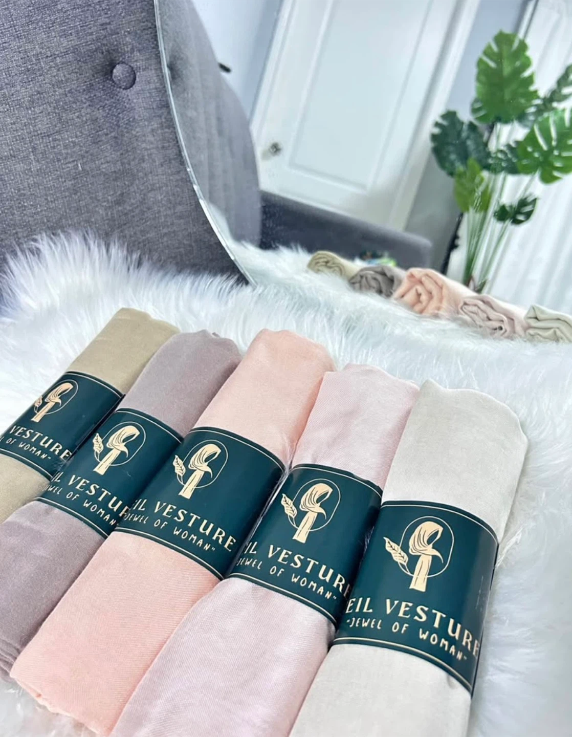Plain modal hijabs