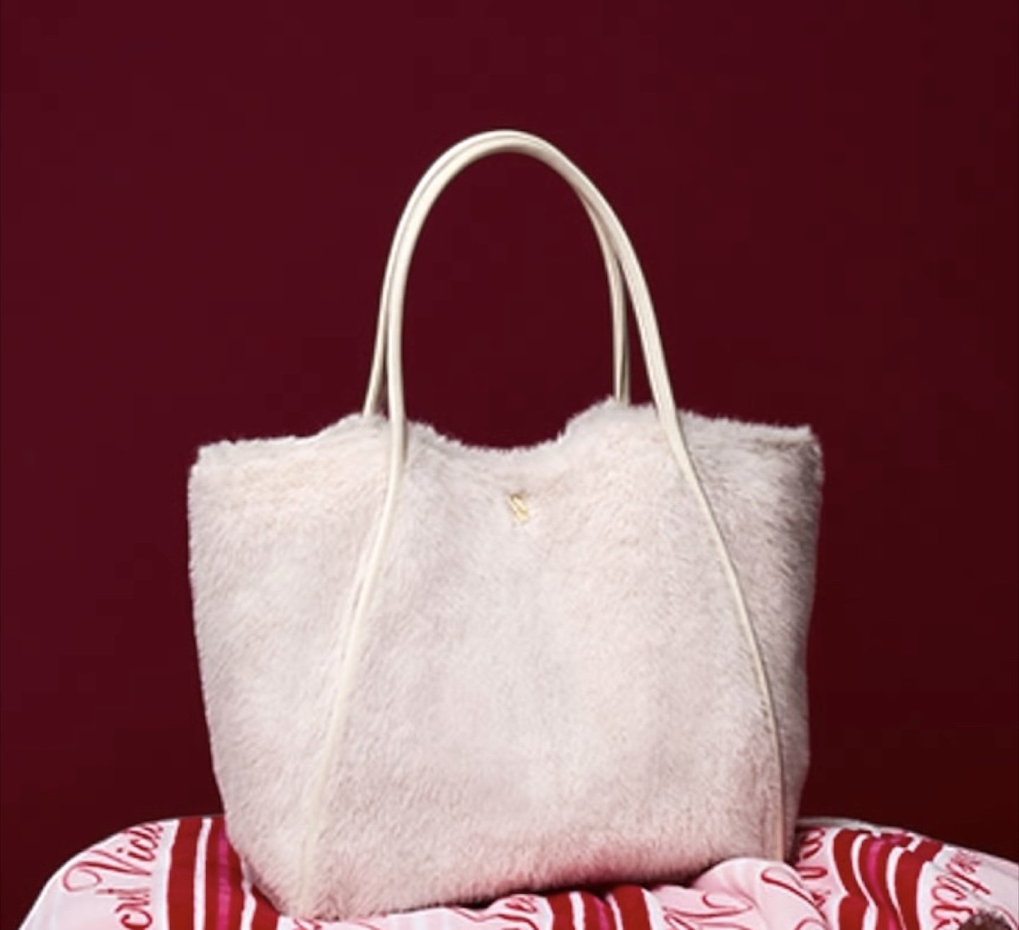 Victoria's Secret Faux Fur Tote Bag