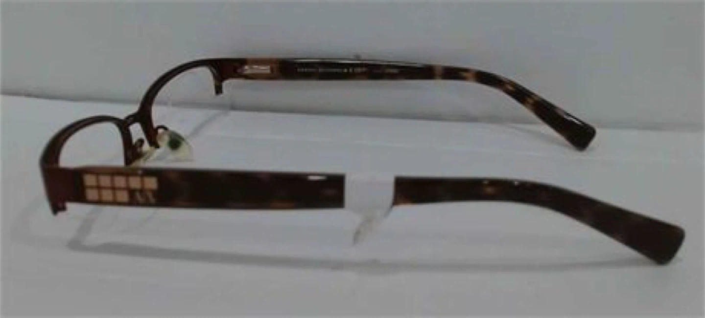 Armani Exchange AX Half Rim Brown Eyeglasses Frame 52-17-135 - photo 3