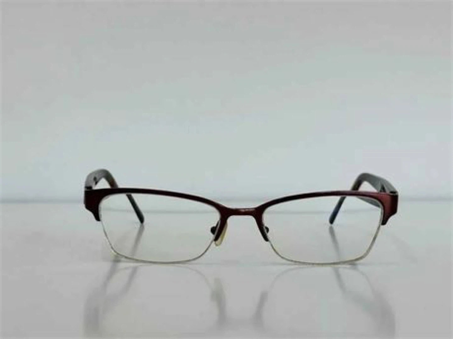 Armani Exchange AX Half Rim Brown Eyeglasses Frame 52-17-135