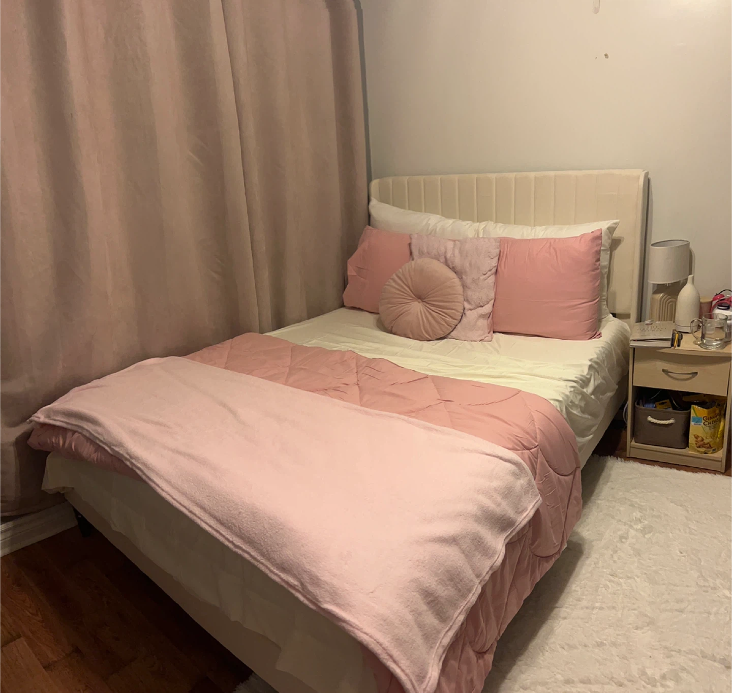 Double/queen bed & mattress for sale
