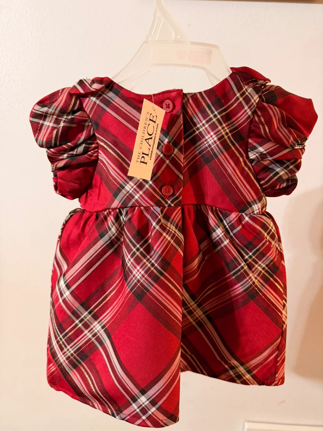 The Children's Place Plaid Dress (0-3M)