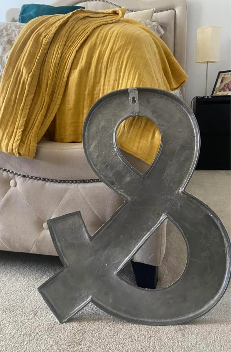Silver Metal Ampersand (&) Wall Decor - photo 3