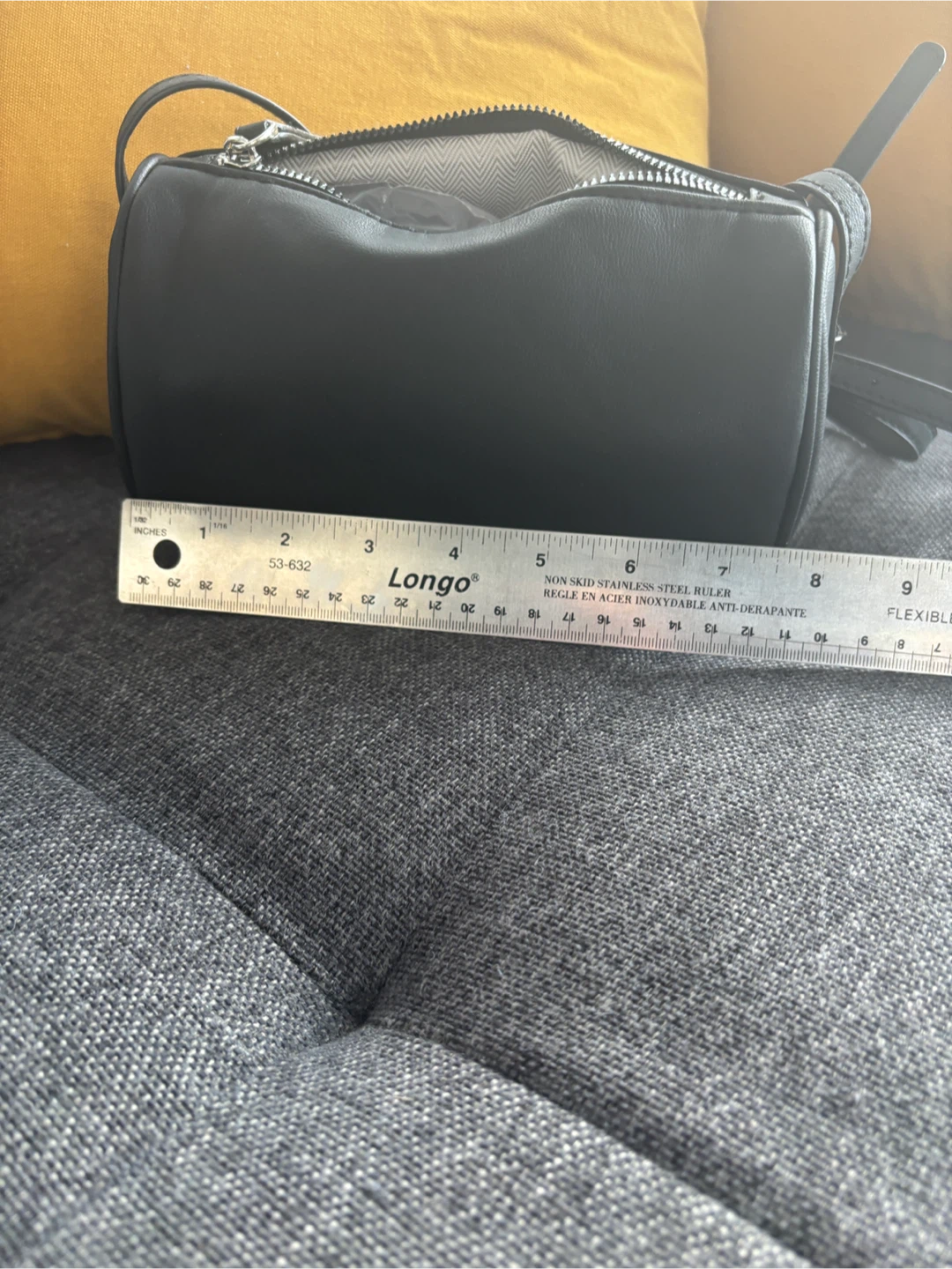 The row '90s leather inspired shoulder bag, black purse - photo 3