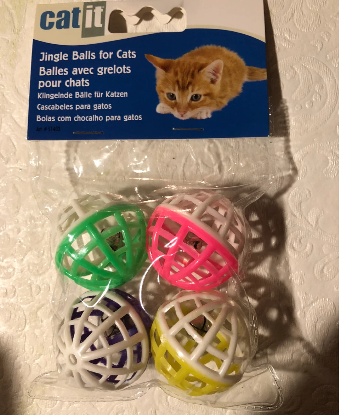 Catit Jingle Balls for Cats - New in Package!