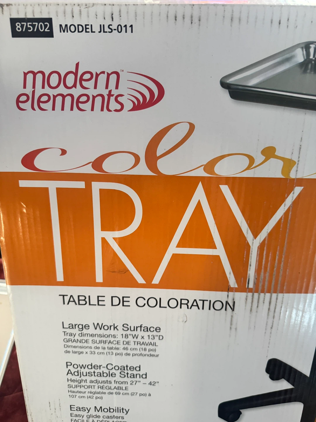 Modern Elements Color Tray Table