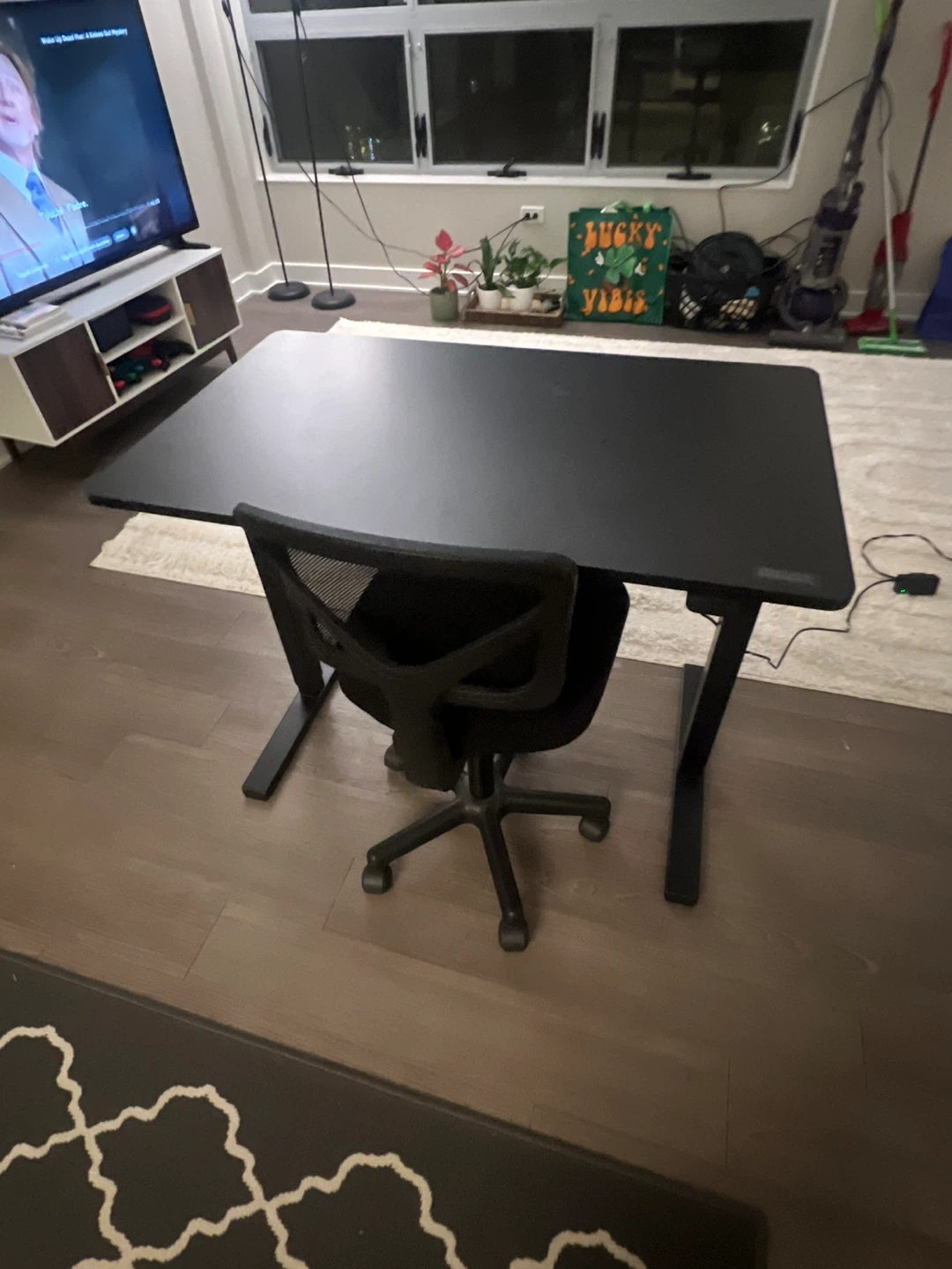 Black Adjustable Standing Desk - photo 2