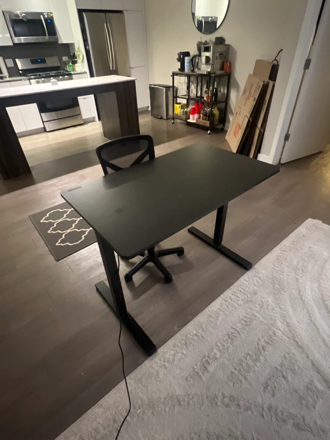 Black Adjustable Standing Desk - photo 3