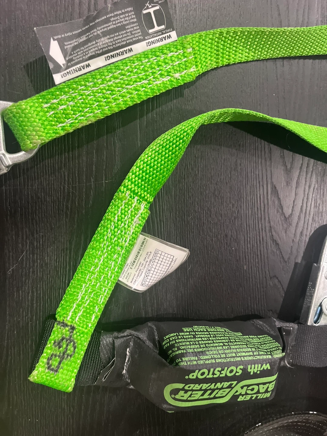 Safety Harness & Miller HP Shock-Absorbing Lanyard - photo 2