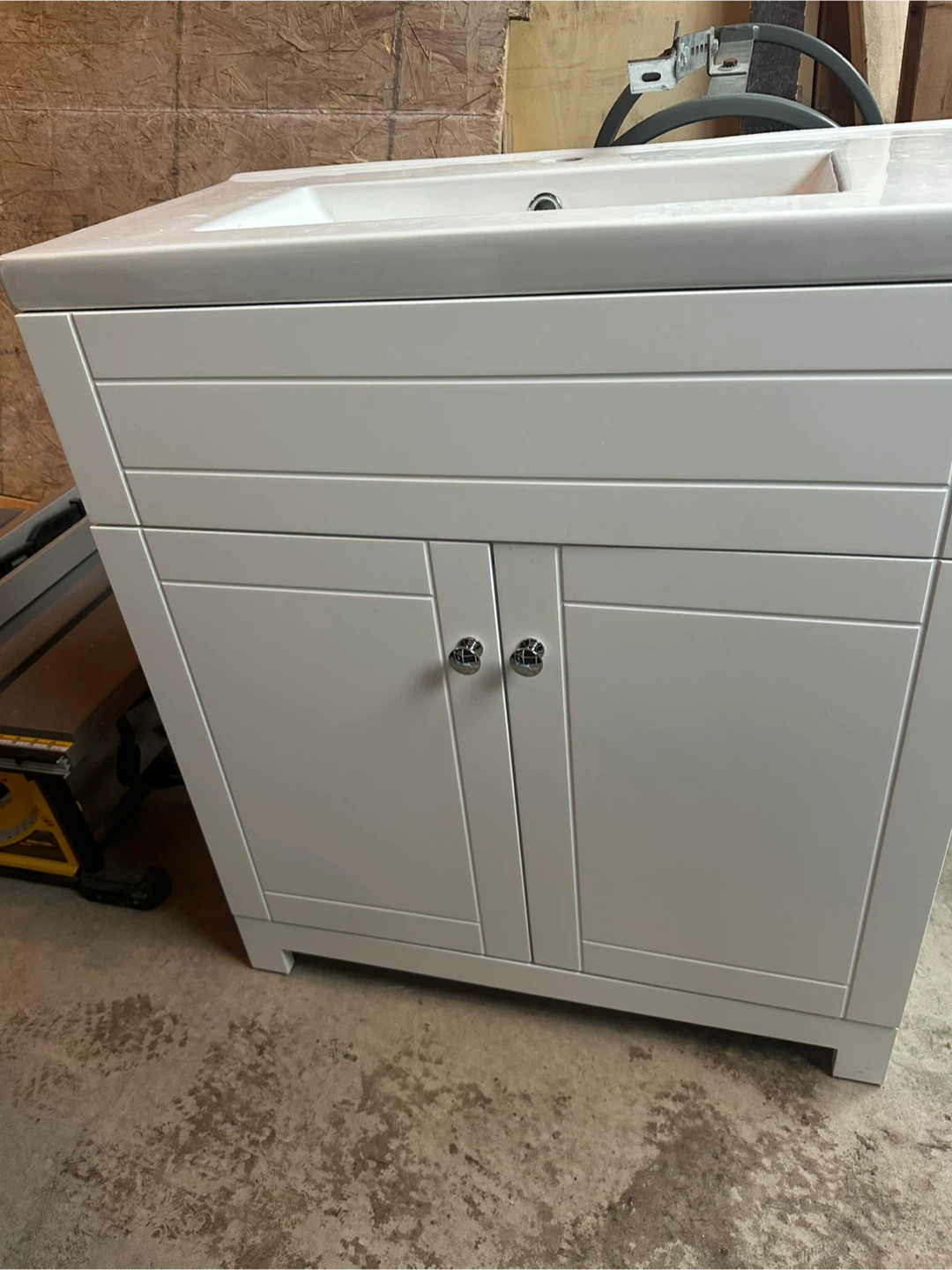 White Vanity Sink - 37"x31"x18" - photo 2