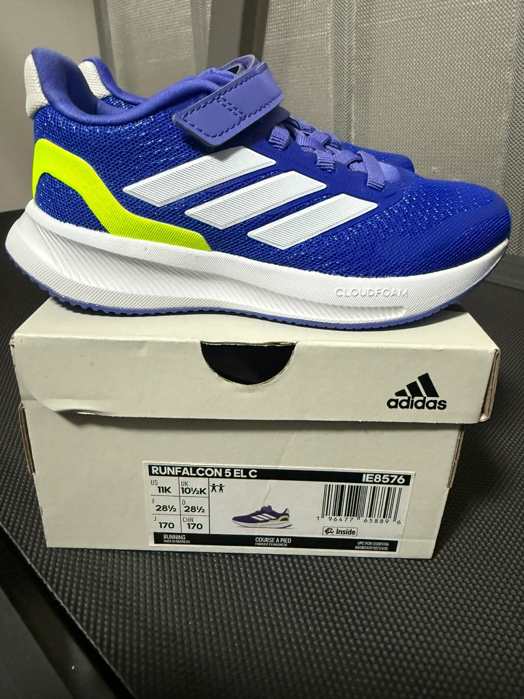 Adidas Runfalcon 5 EL C Kids Sneakers - Size 11 C