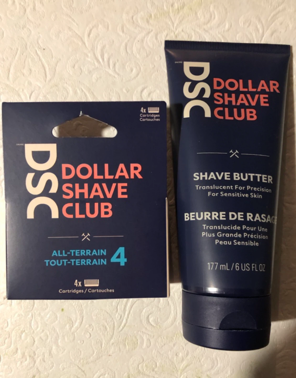 Dollar Shave Club: All-Terrain 4 Cartridges + Shave Butter