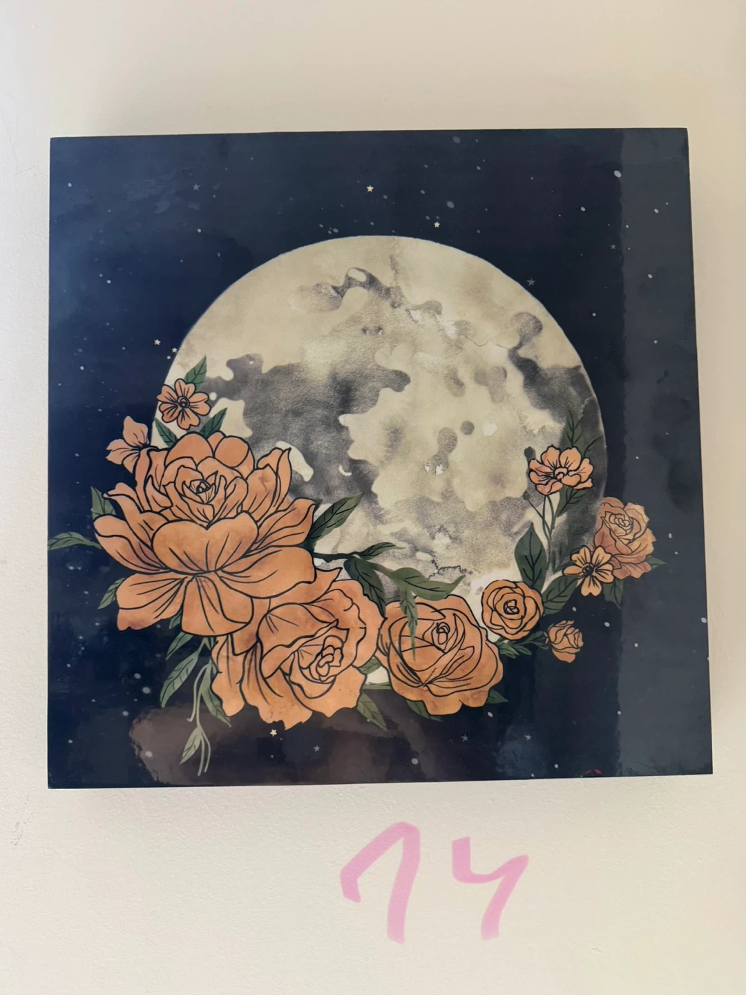 Floral Moon Art Print