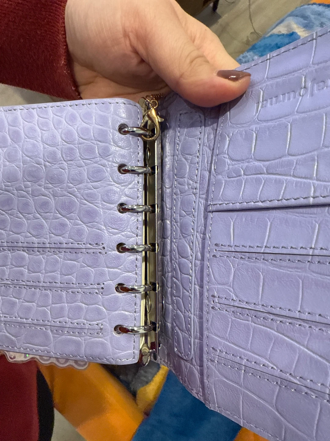 A7 Genuine Leather Planner in Lavender (Inserts not Included) - photo 4