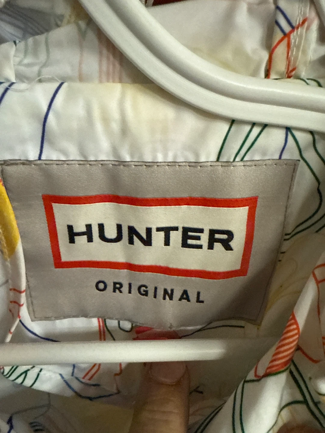 Hunter Original White Patterned Jacket - photo 2