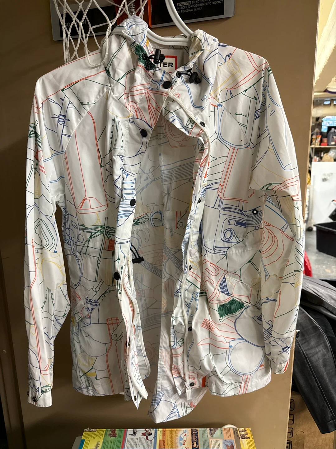 Hunter Original White Patterned Jacket