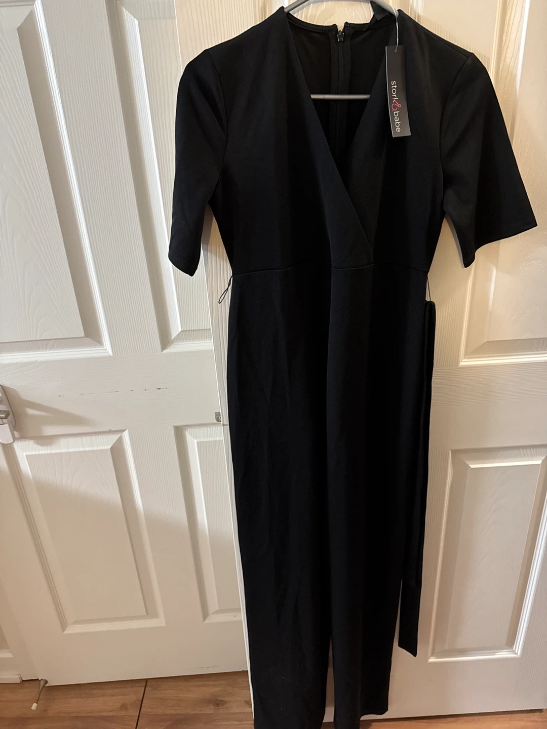 Maternity Stork & Babe Black Jumpsuit - Size XS