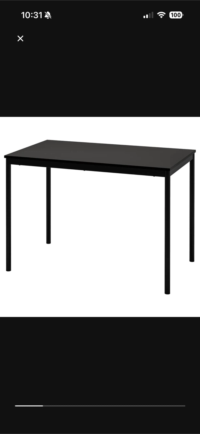 IKEA Black Dining Table Like New