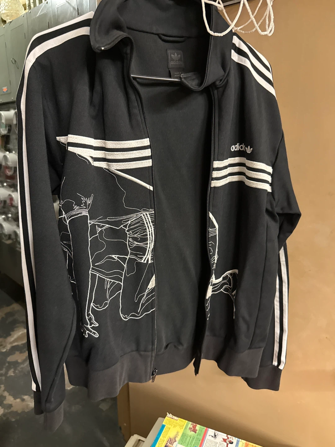 Adidas Black Track Jacket