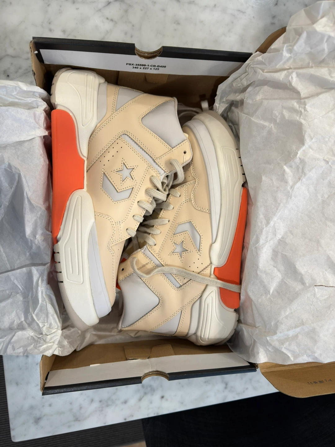 Converse Weapon CX Mid Egret/Light Twine/Wild Mango, US 8.5 - photo 4