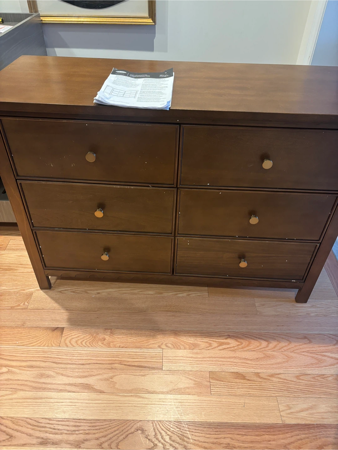 Graco Sasha 6-Drawer Double Dresser -Brown - photo 4