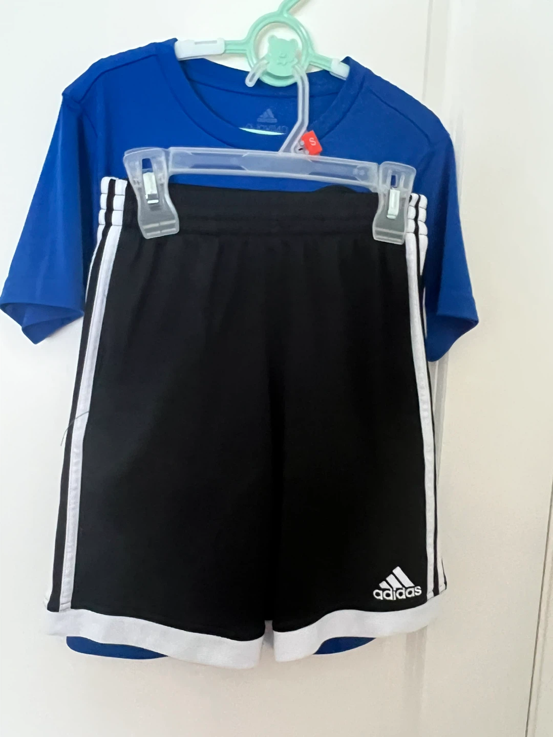 Adidas Blue T-Shirt - Youth Size 2 pcs - photo 4