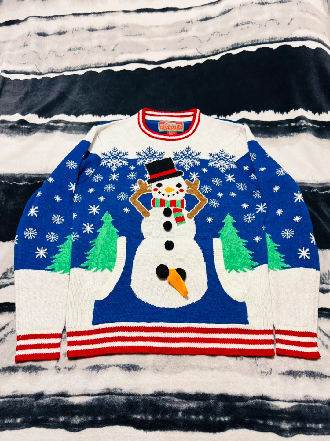 Ugly Christmas Sweater - Snowman Theme