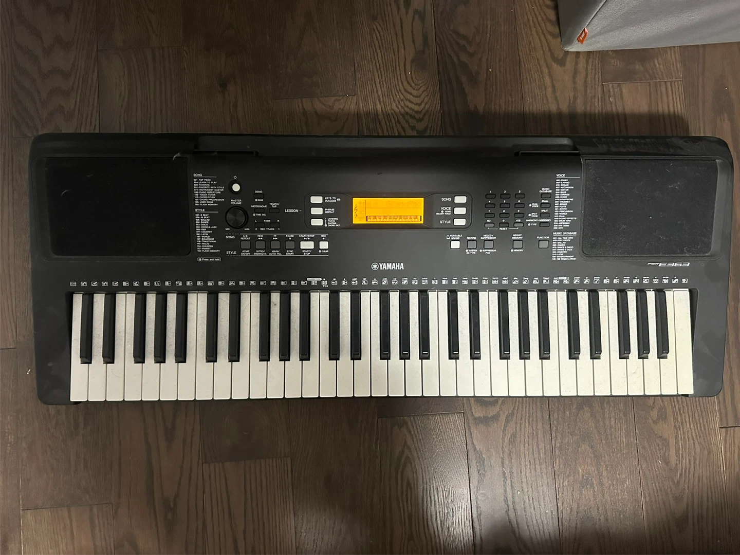 Yamaha PSR-E363 Keyboard - photo 2