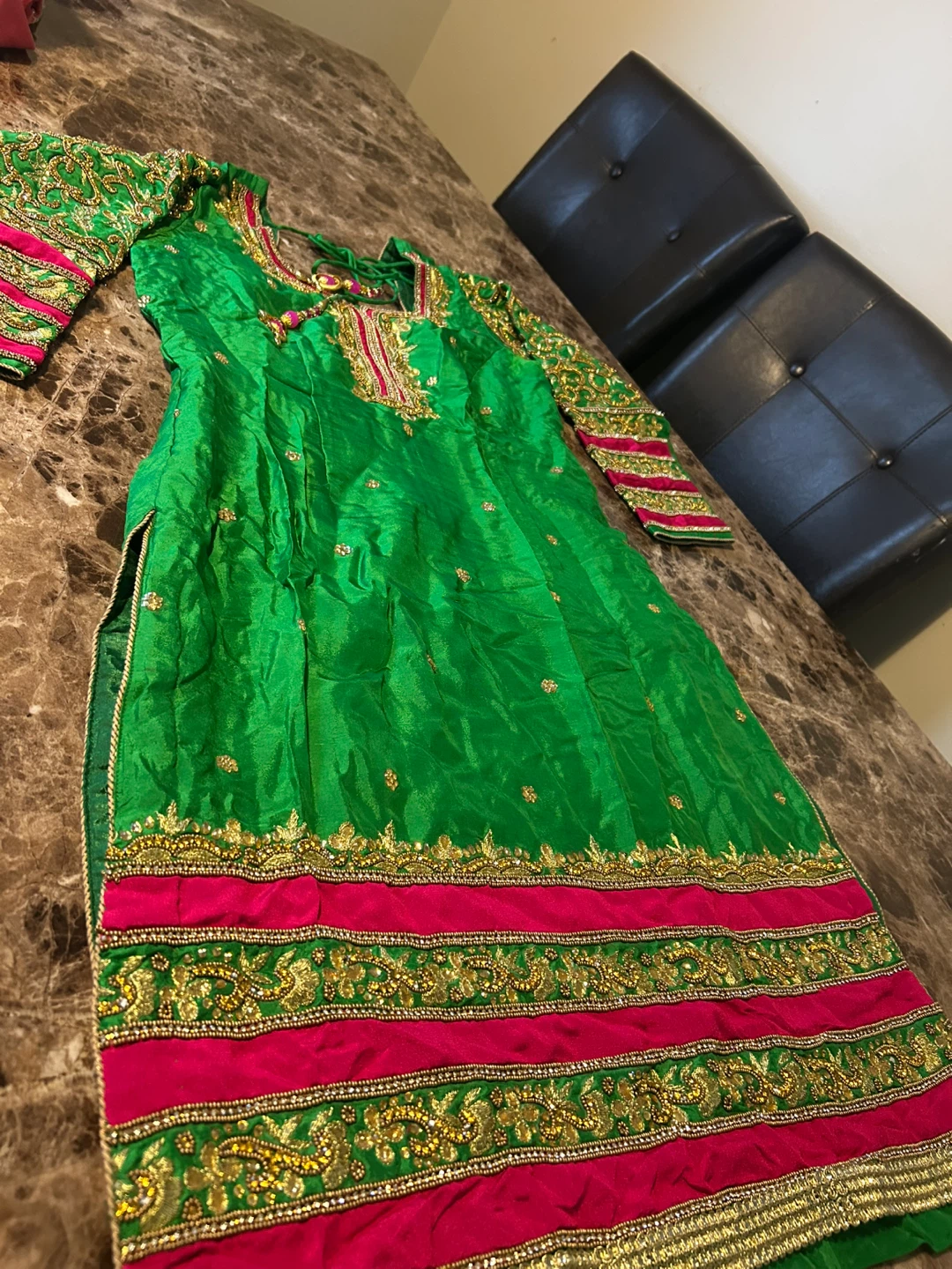 Green Salwar Kameez Suit
