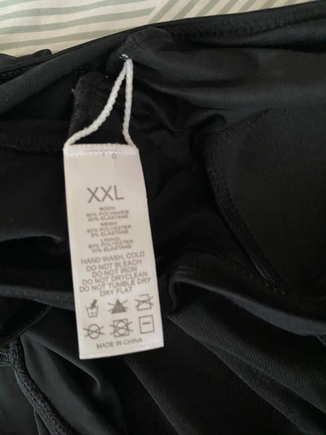 Black One-Piece Swimsuit - Size XXL - photo 5