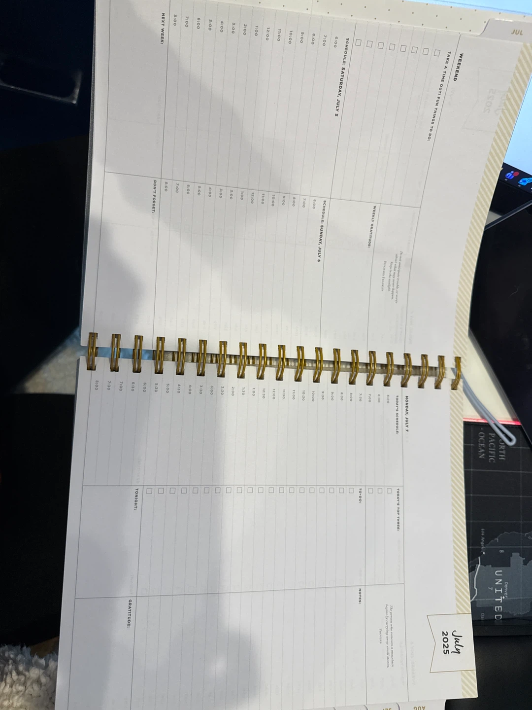 Day Designer Planning Calendar July 2025-June 2026 - photo 3