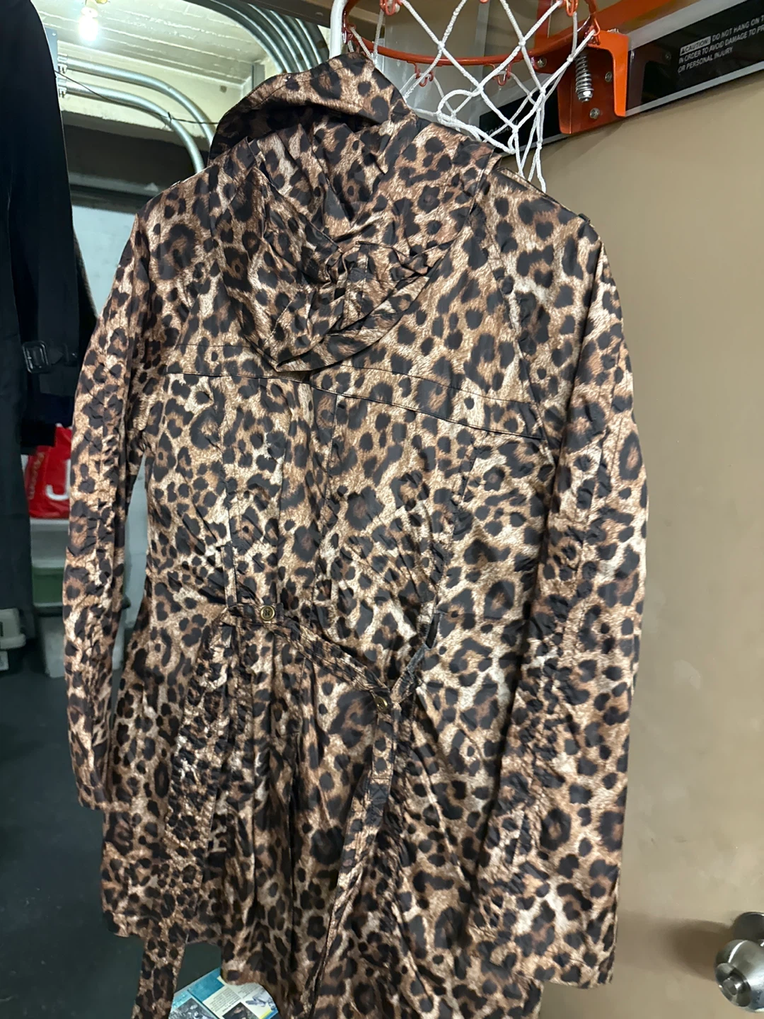 Michael Kors Leopard Print Coat - Size S - photo 3