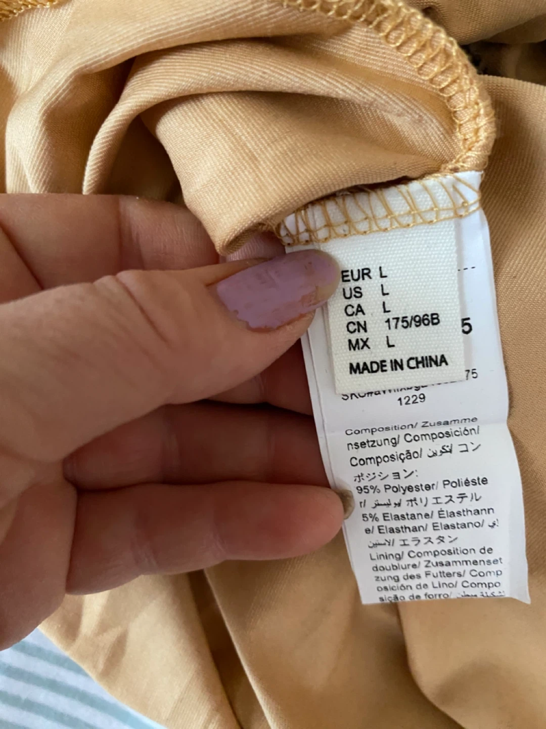 Floral Mini Dress - Size L - photo 3