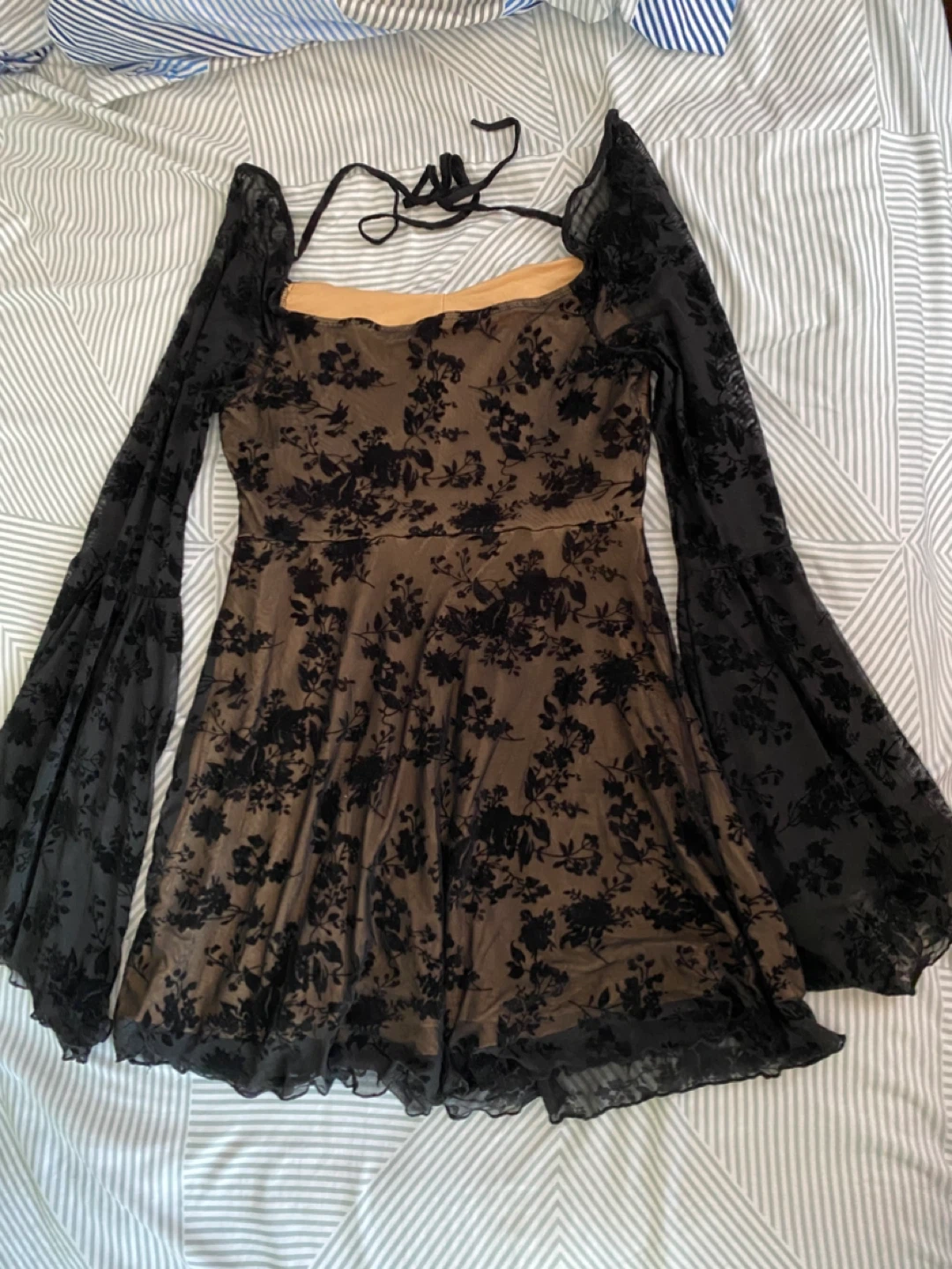 Floral Mini Dress - Size L - photo 2