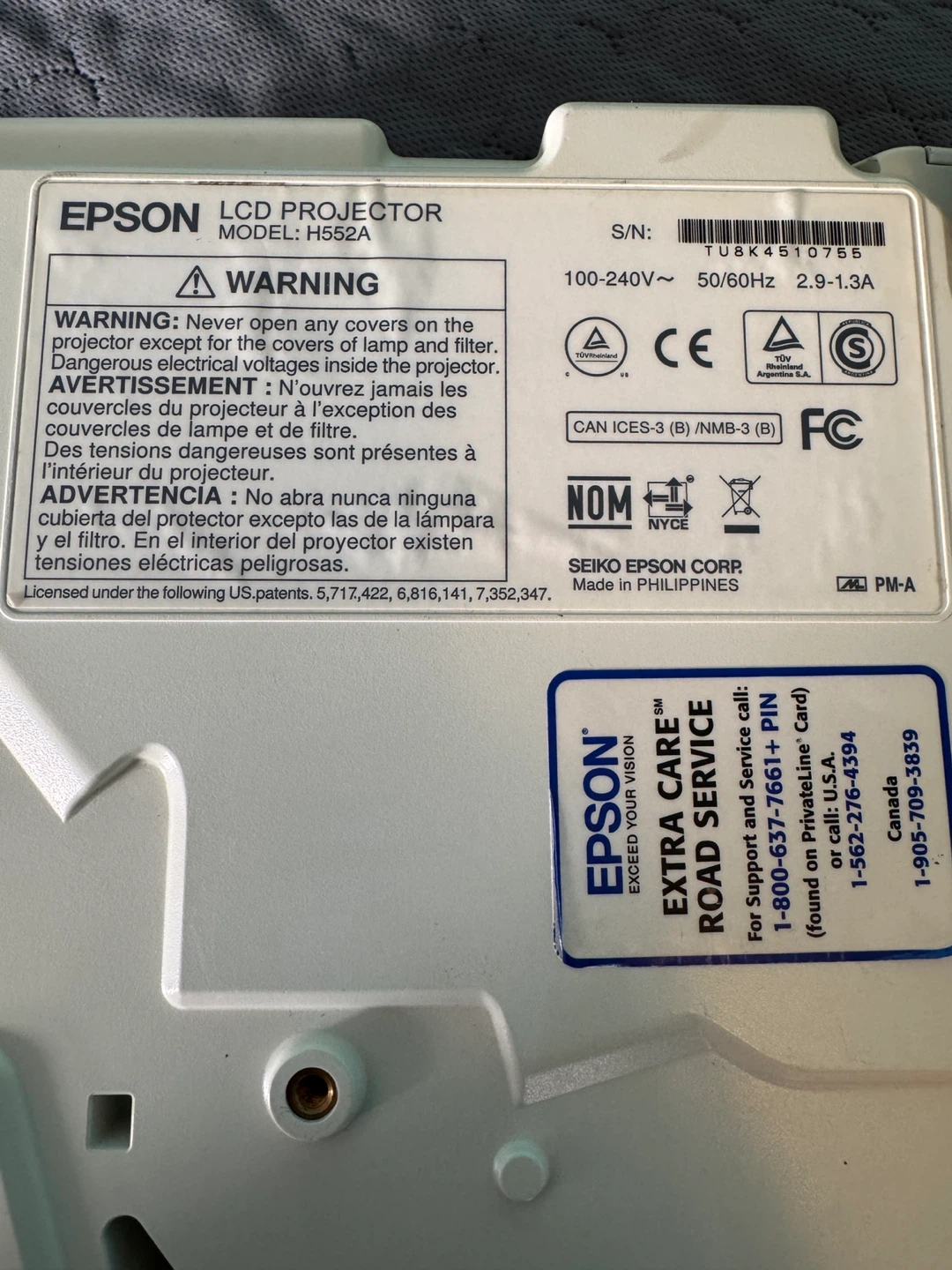 Epson EX3220 LCD Projector - photo 3