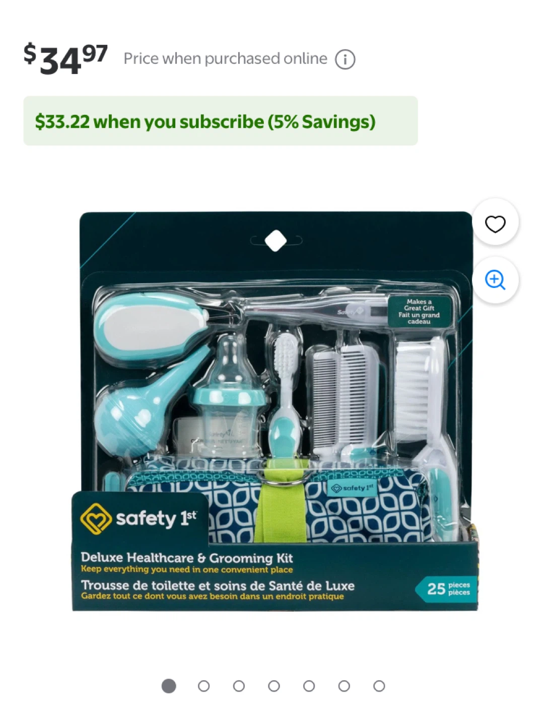 Safety 1st Deluxe Healthcare & Grooming Kit