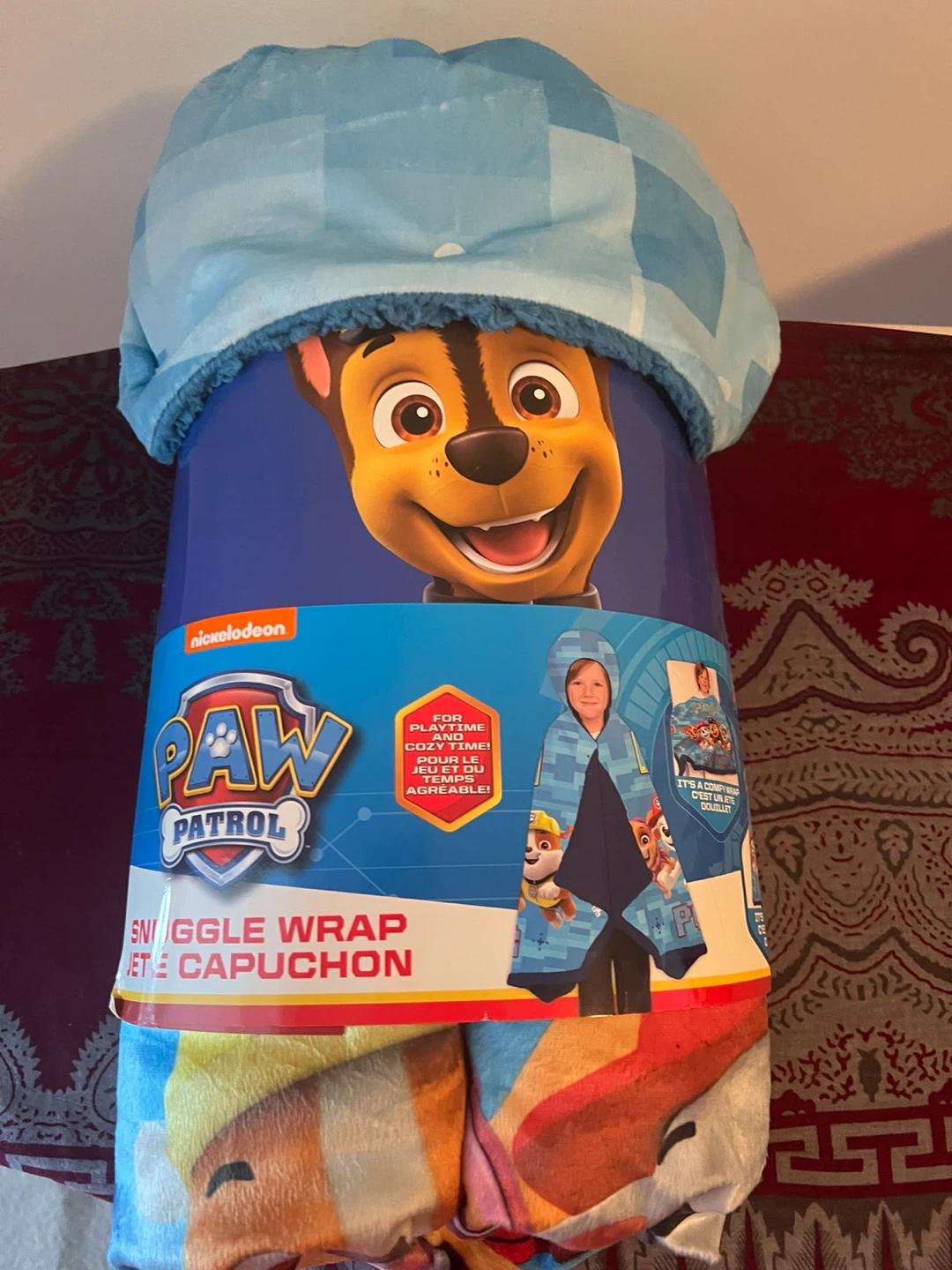 Paw Patrol Snuggle Wrap with Hood - New