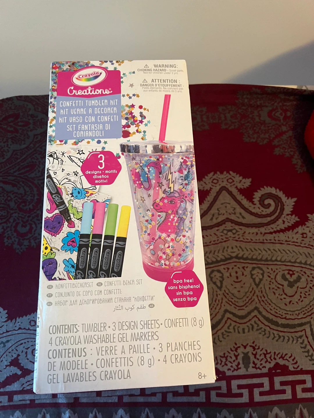 Crayola Creations Confetti Tumbler Kit (New)