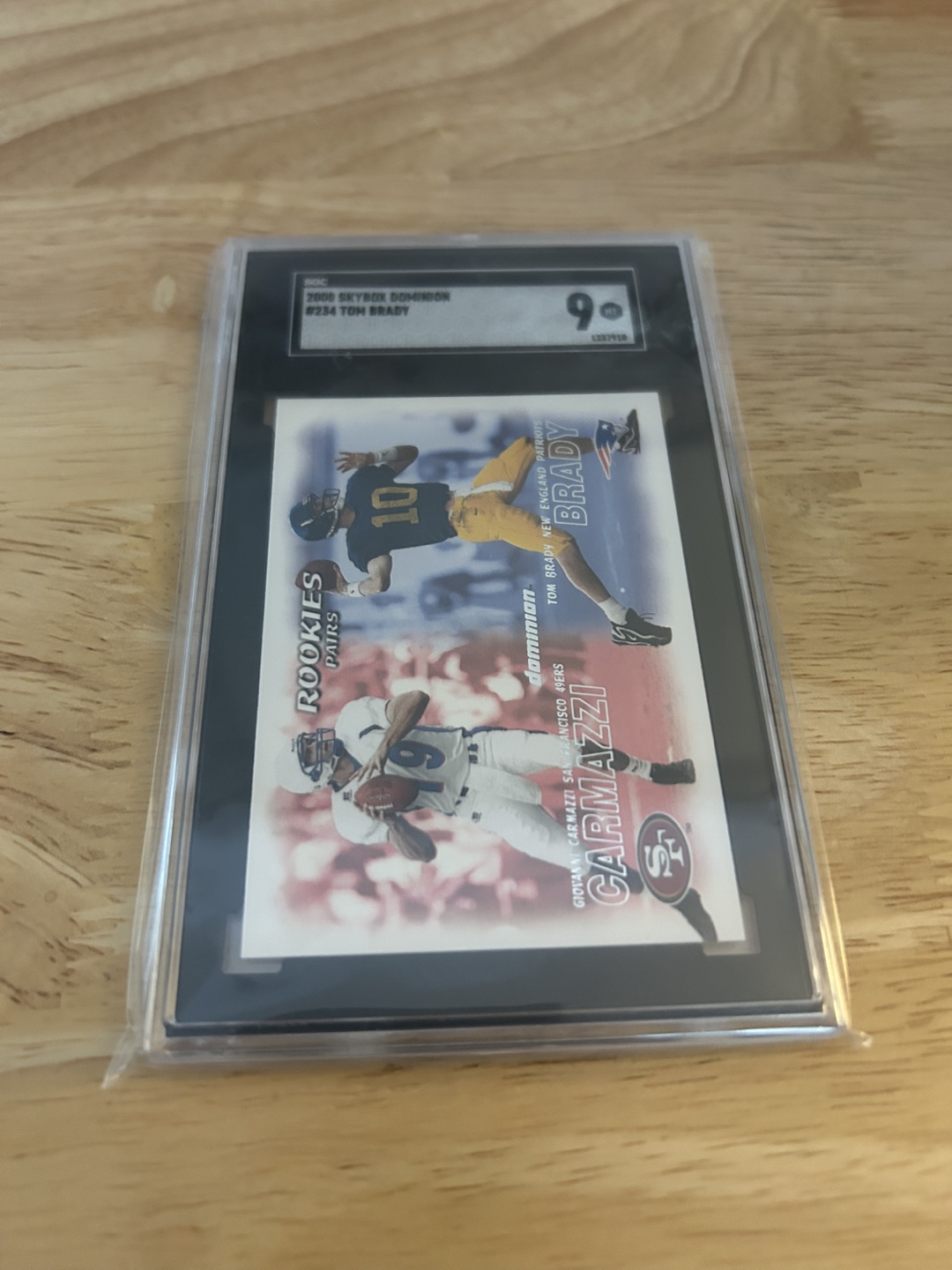 2000 Skybox Dominion Tom Brady Rookie Card