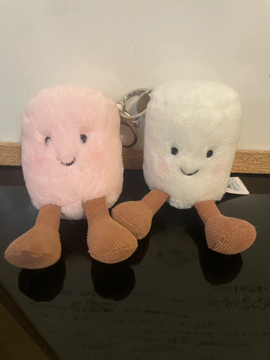Jellycat Amuseable Marshmallows Bag Charm Pair