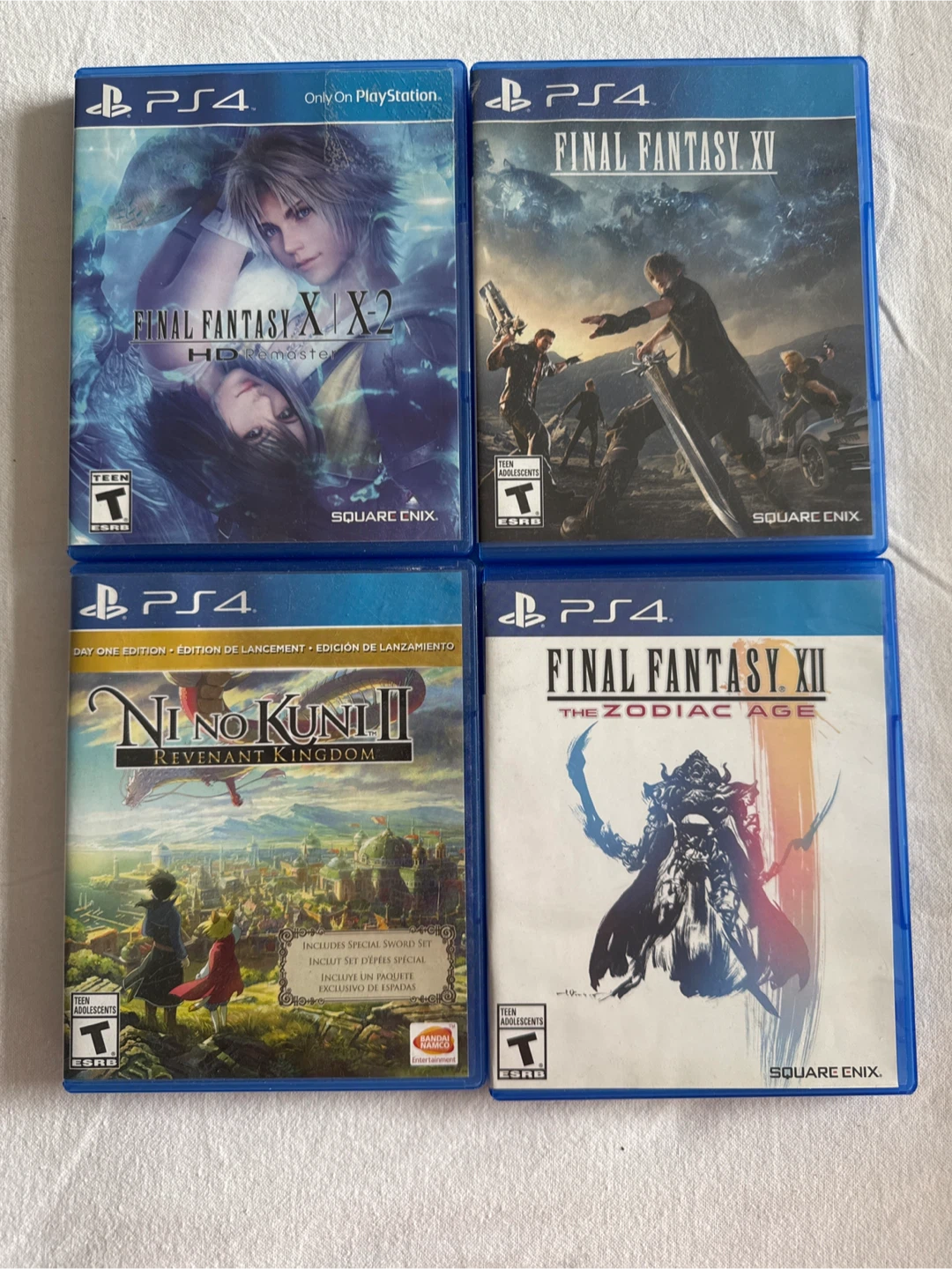 Final Fantasy and Ni no Kuni II PS4 Games