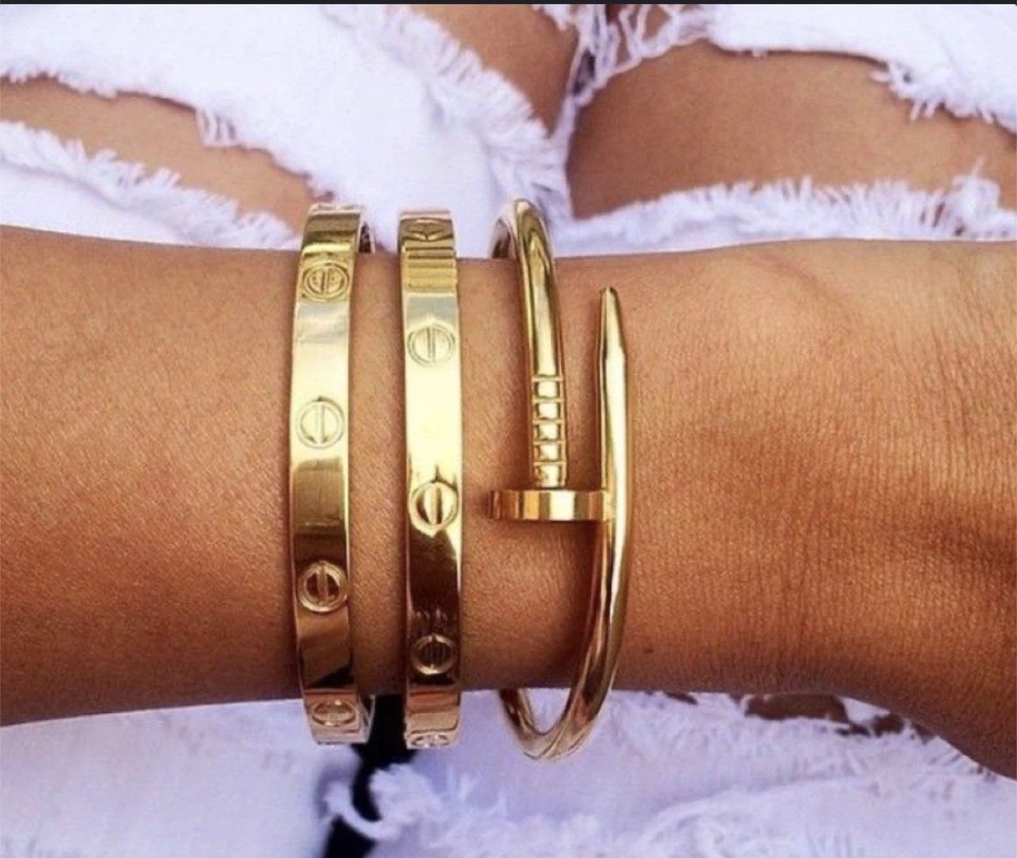 Gold plated bracelet - photo 2